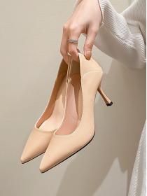 Korean style Fashion shoes OL Lady High heels