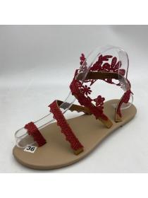 European style Summer Casual Flat sole Fashion Sandals for women