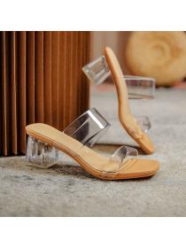European style Summer Transparent Sandals