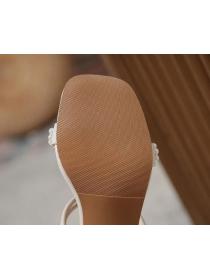 Korean style Summer Pearl Sandals for women