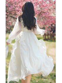 High-waisted fairy look thin dress