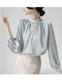 France style elegant shirt halter temperament tops for women