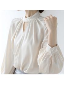 France style elegant shirt halter temperament tops for women