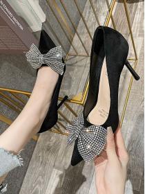 Korean style Bowknot Pointed OL Ladies shoes