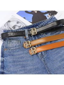Fashion Women's belt cowhide Jeans belt