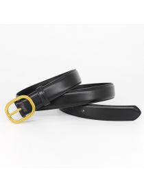 Women's needle buckle belt casual leather belt