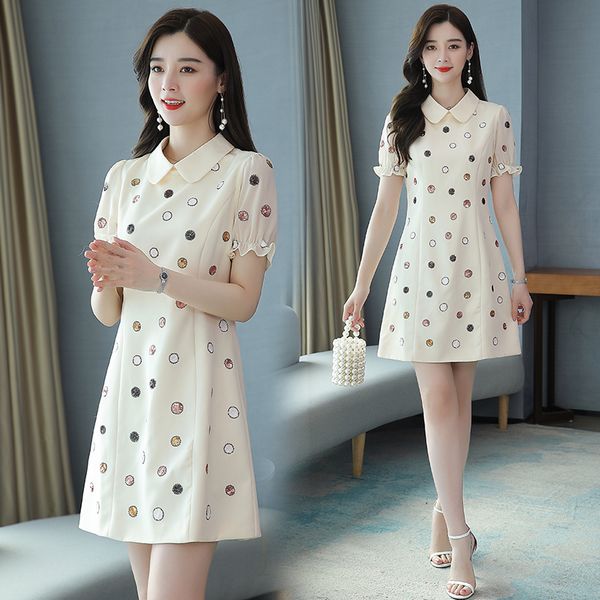 Korean style Fashion A-line Fashion dress