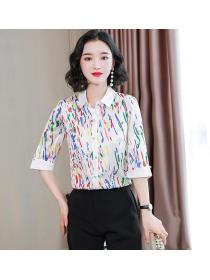On Sale Trendy Printed Fashion Blouse 