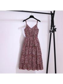 Summer fashion Blazer Matching Floral dress 2 pcs set