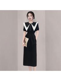 Korean style Summer Elegant Fishtail dress 