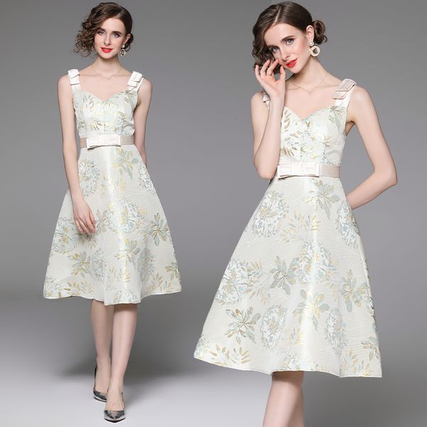 European style Summer Sleeveless Elegant dress