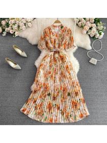 Fashion style Floral Beach dress 
