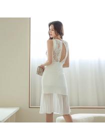 Korean style Summer Sexy Slim Fishtail dress for women