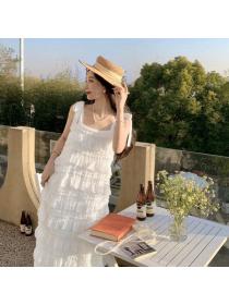 Korean style Fashion Bowknot Sling dress 
