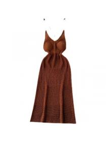 Summer Fashion Slim Knitted Beach dress 
