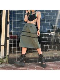 European style Fashion Matching Summer Long skirt 