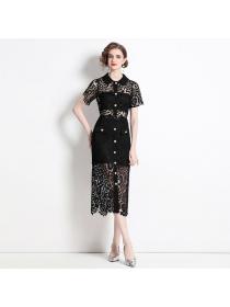 European style Elegant Lace Hip-full dress 