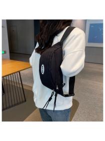 Fashion trend bag casual simple sports style large capacity crossbody chest bag