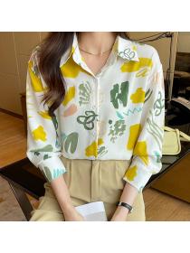 Korean style Retro Elegant blouse for women