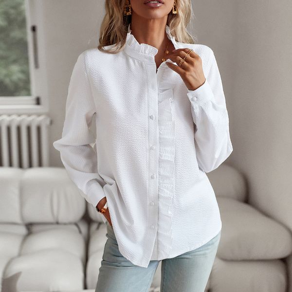 European style Summer Fashion Long sleeve blouse