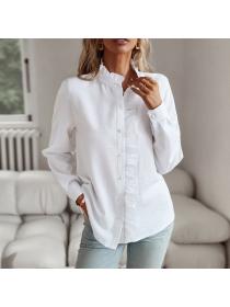 European style Summer Fashion Long sleeve blouse 