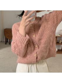 Korean style Chic Fashion Loose Knitting Cardigans 
