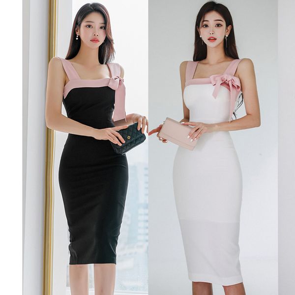 Korean style Summer Elegant One step dress