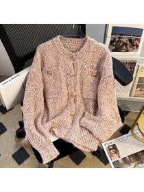 Korea style Autumn fashion Loose Knitting Cardigans
