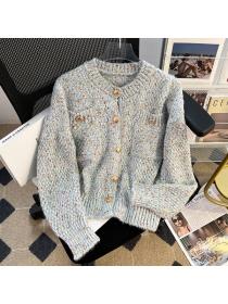 Korea style Autumn fashion Loose Knitting Cardigans
