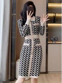 Korea style Fashion Slim Knitting dress 