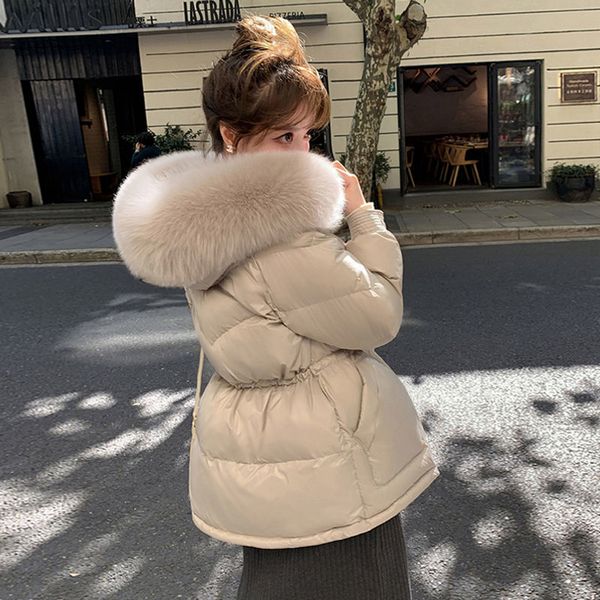 Korea style Fashion Woolen Coat Down jacket