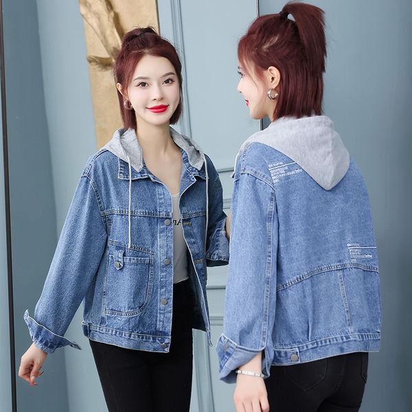 Korea style Chic Fashion Autumn Short Denim jacket