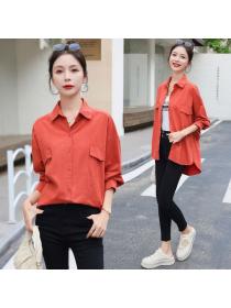 Korea style Chic fashion Casual blouse 
