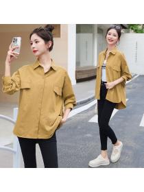 Korea style Chic fashion Casual blouse 