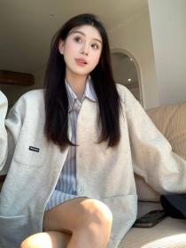 Korea style Retro Loose Jacket fro women