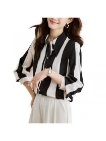 Korea style Fashion Casual Long sleeve blouse
