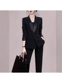 Korea style Autumn fashion Elegant Business suit 