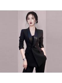Korea style Autumn fashion Elegant Business suit 
