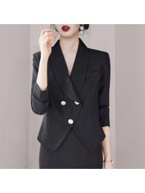 Korea style Autumn fashion Elegant Business suit a set 