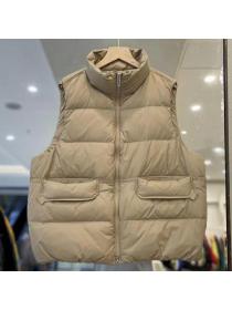 Korea style Winter Warm Loose Cotton Waistcoat