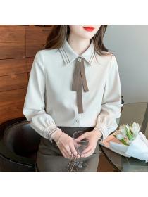 Vintage style Embroidery Corduroy Long sleeve shirt 