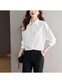 Fashion style Slim Loose White Shirt 
