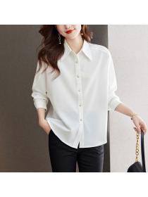 Fashion style Slim Loose White Shirt 