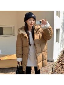 Korea style Winter Fashion Loose Casual Cotton coat