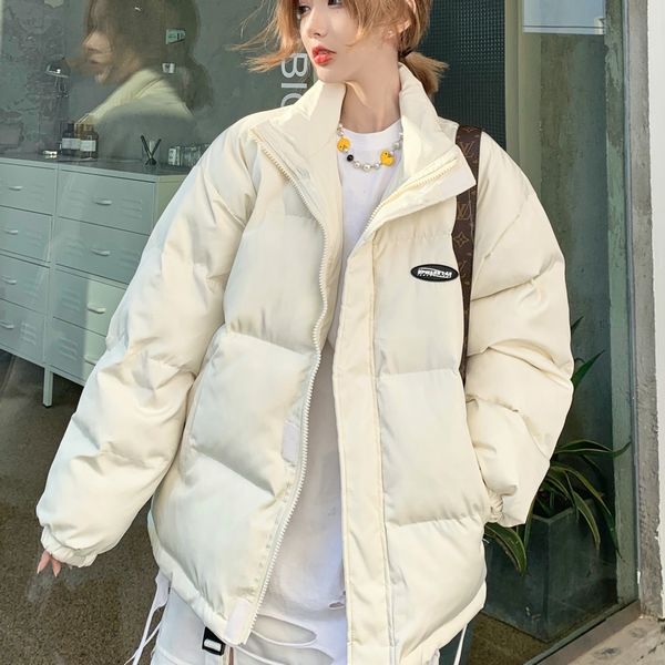 Simple style Winter Warm Loose Fashion Cotton coat
