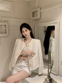 Korea style Fashion style temperament ladies coat
