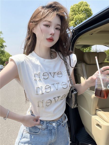 Korea style Casual Sleeveless T-shirt