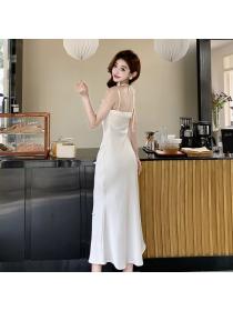 Korea style Fashion Sexy Hip-full Sling dress 